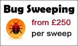 Bug Sweeping Cost in Harpenden
